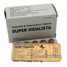Супер Видалиста (Super Vidavista) тадалафил + дапоксетин 20мг+60мг - 10 таб